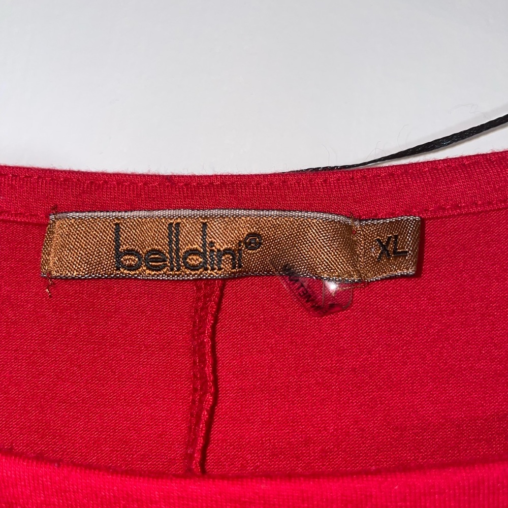 Belldini Red Sparkle Tunic Top - Picture 3 of 3